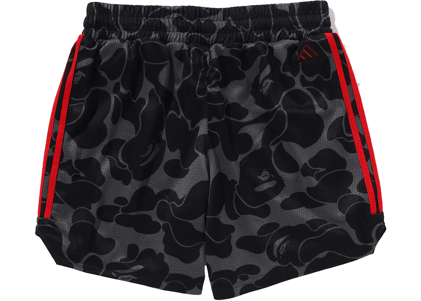 bape x adidas dame mesh shorts black