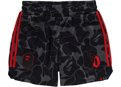 bape x adidas dame mesh shorts black