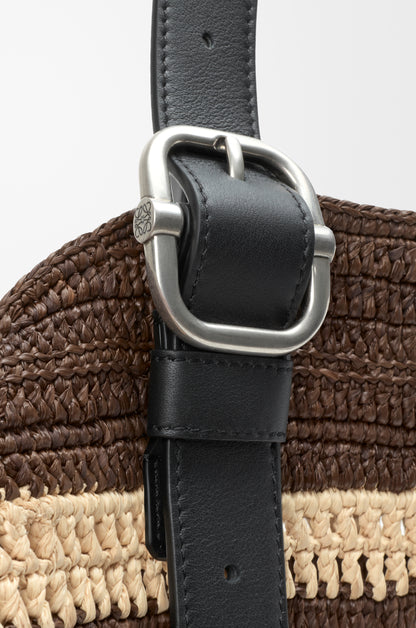 Loewe Loop basket in raffia
