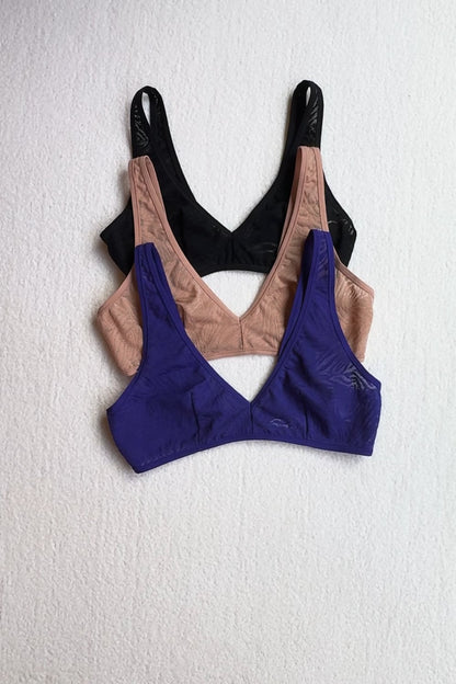 Fabletics Hot Mesh Plunge Bralette