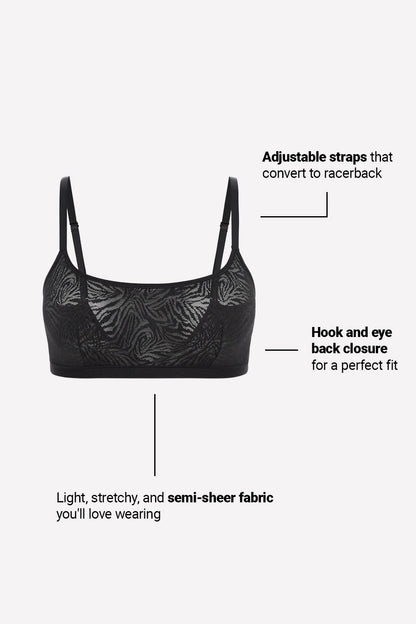 Fabletics Hot Mesh Scoop Bralette