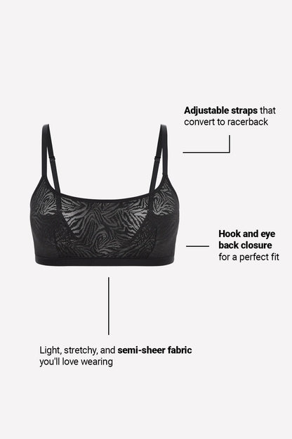 Fabletics Hot Mesh Scoop Bralette