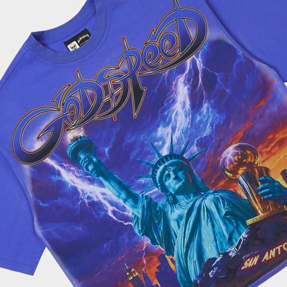 Godspeed Liberty Reigns T-Shirt (Blue)