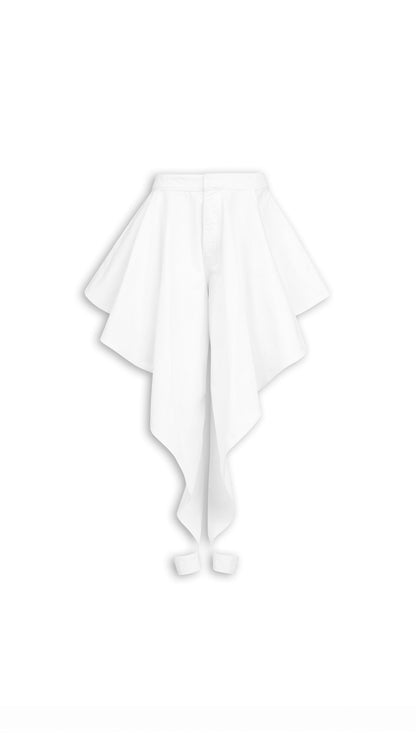Alaïa White Denim Triangle Jeans