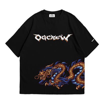 Black eastern dragon T-shirt