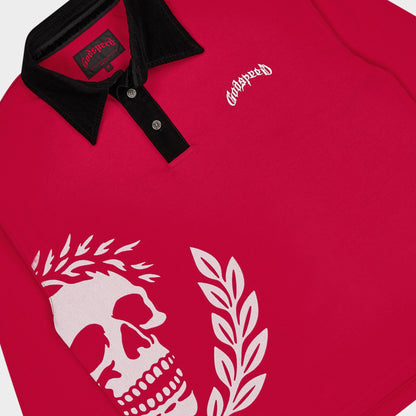 Godspeed Victor Oversized Crest Polo (Red)
