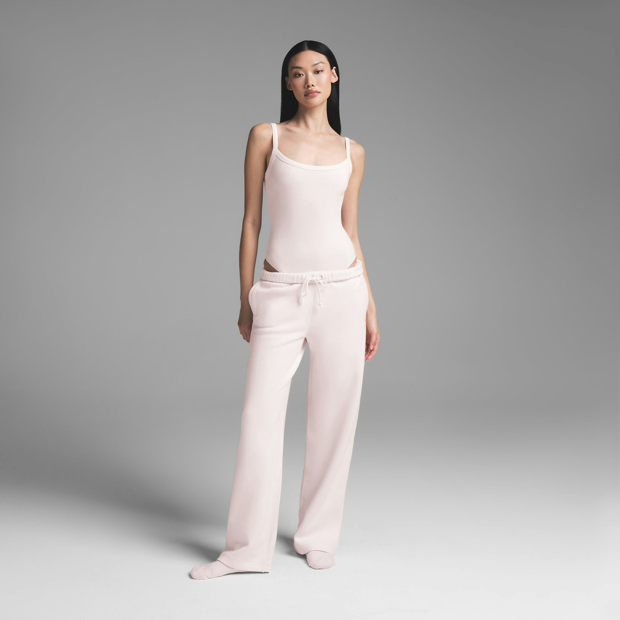 COTTON JERSEY SCOOP NECK BODYSUIT