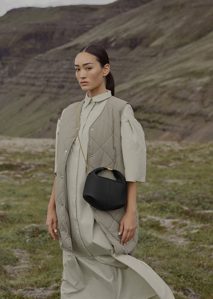 Polene Beri Textured Black Chain