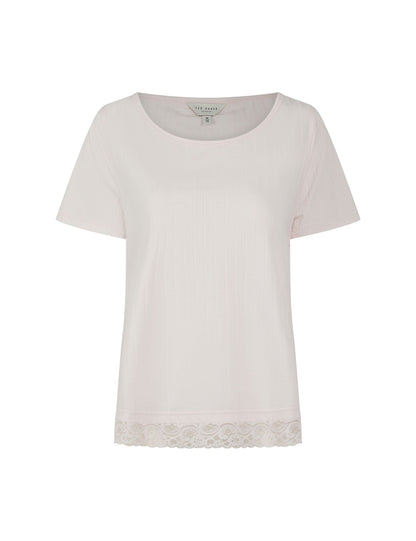 Ted Baker Betty Lace Trim Jersey Wide Leg Pyjama Set Women's