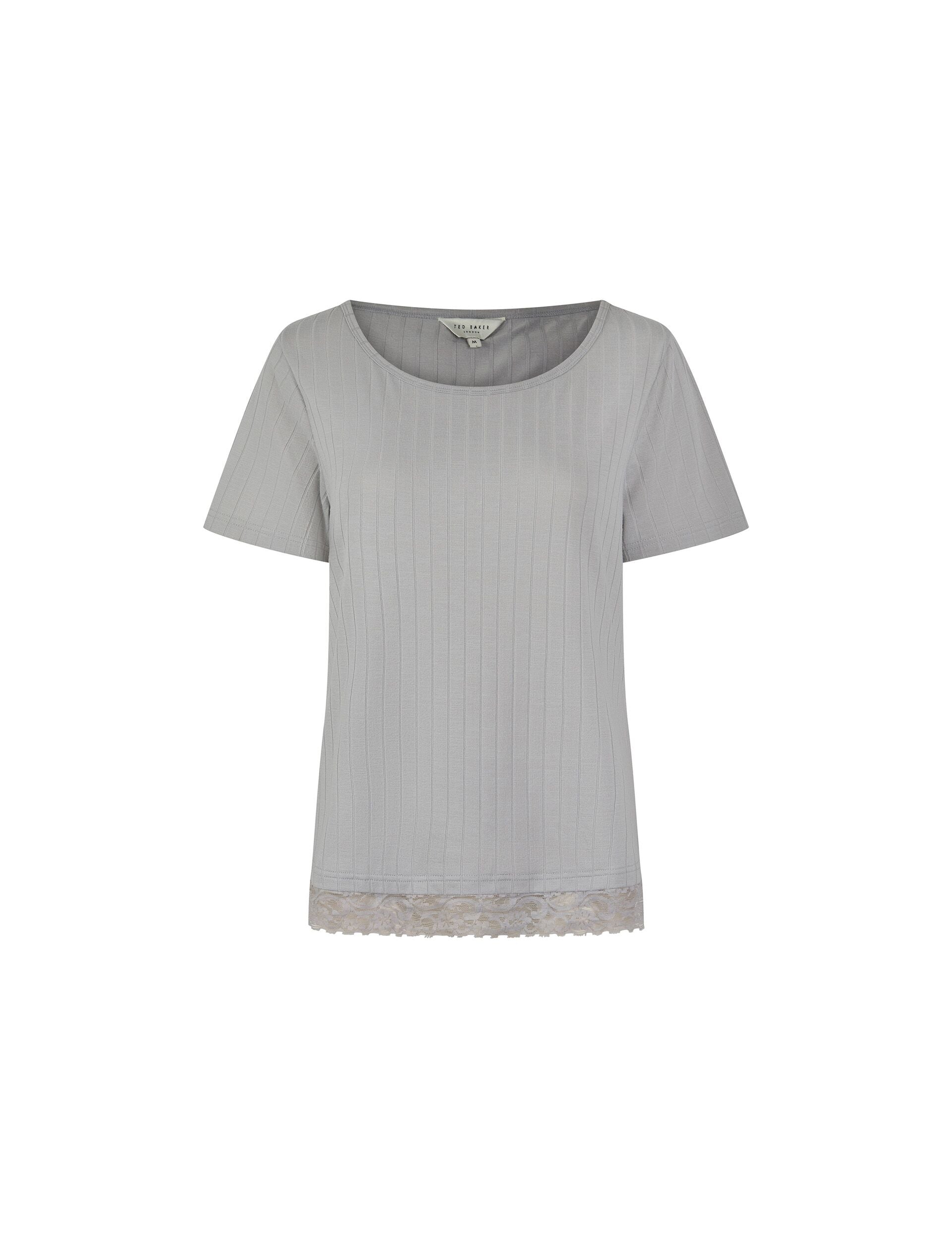 Ted Baker Betty Lace Trim Jersey Wide Leg Pyjama Set Women's