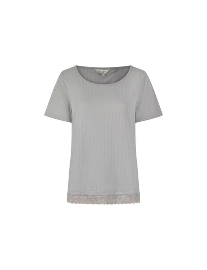 Ted Baker Betty Lace Trim Jersey Wide Leg Pyjama Set Women's
