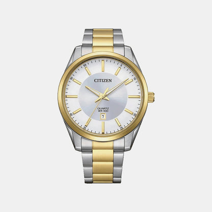 Citizen Men Quartz Silver Dial Analog Stainless Steel Watch Bi1036-57A