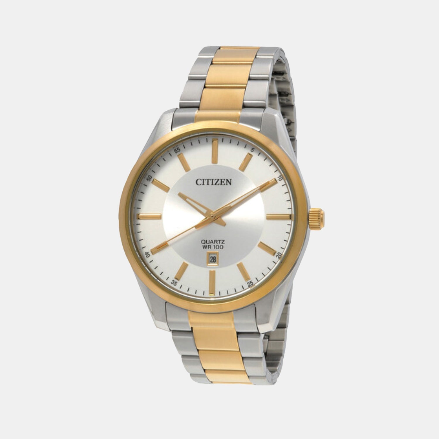 Citizen Men Quartz Silver Dial Analog Stainless Steel Watch Bi1036-57A