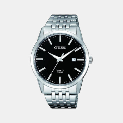 Citizen Citizen X Men Quartz Black Dial Analog Stainless Steel Watch Bi5000-87E