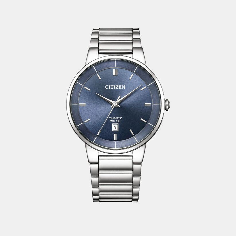 Citizen Men Quartz Blue Dial Analog Stainless Steel Bi5120-51L