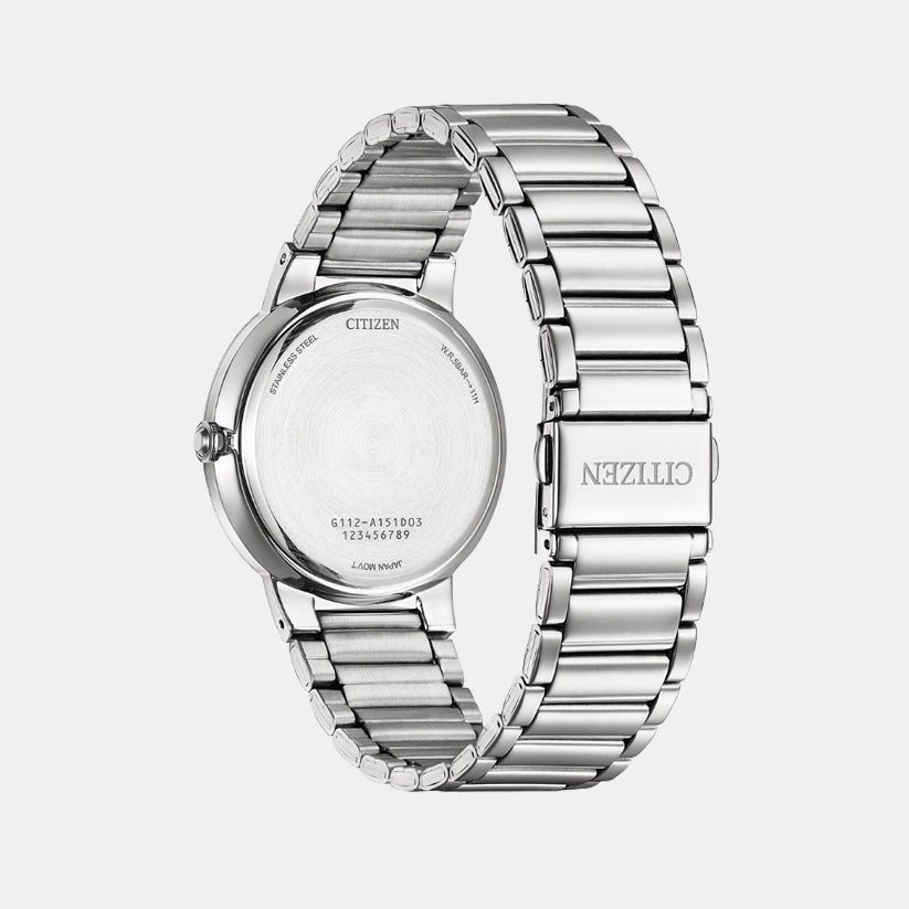 Citizen Men Quartz Blue Dial Analog Stainless Steel Bi5120-51L