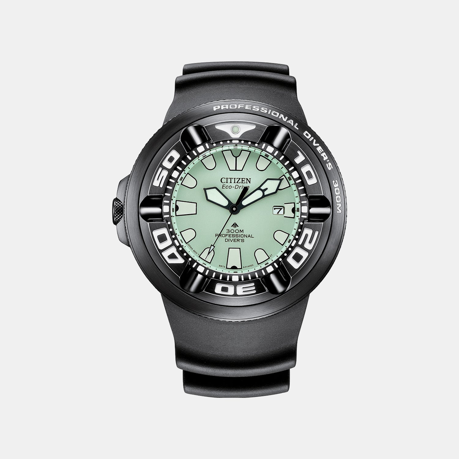 Citizen Promaster Men Quartz Green Dial Analog Stainless Steel Bj8055-04X