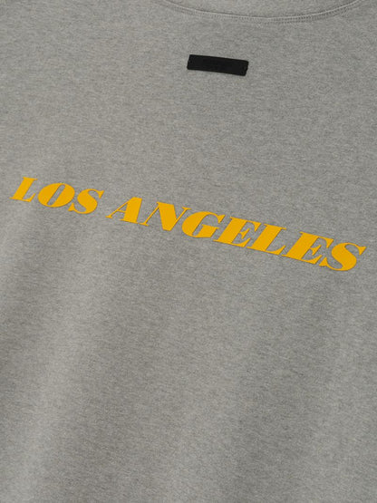 Essentials Lakers 90S Tee Concrete Heather