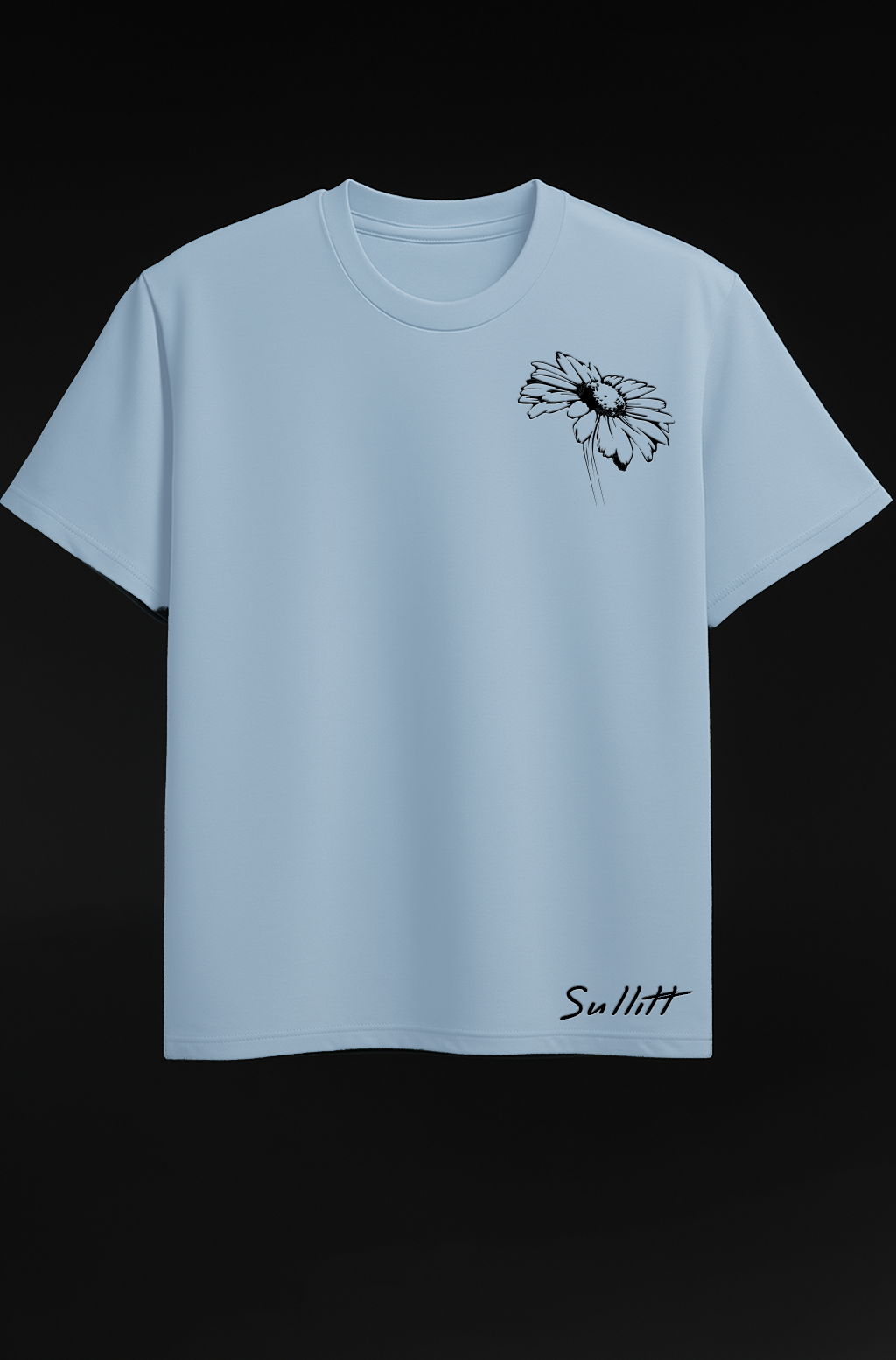 Blue Blossom Rain Flower Tee