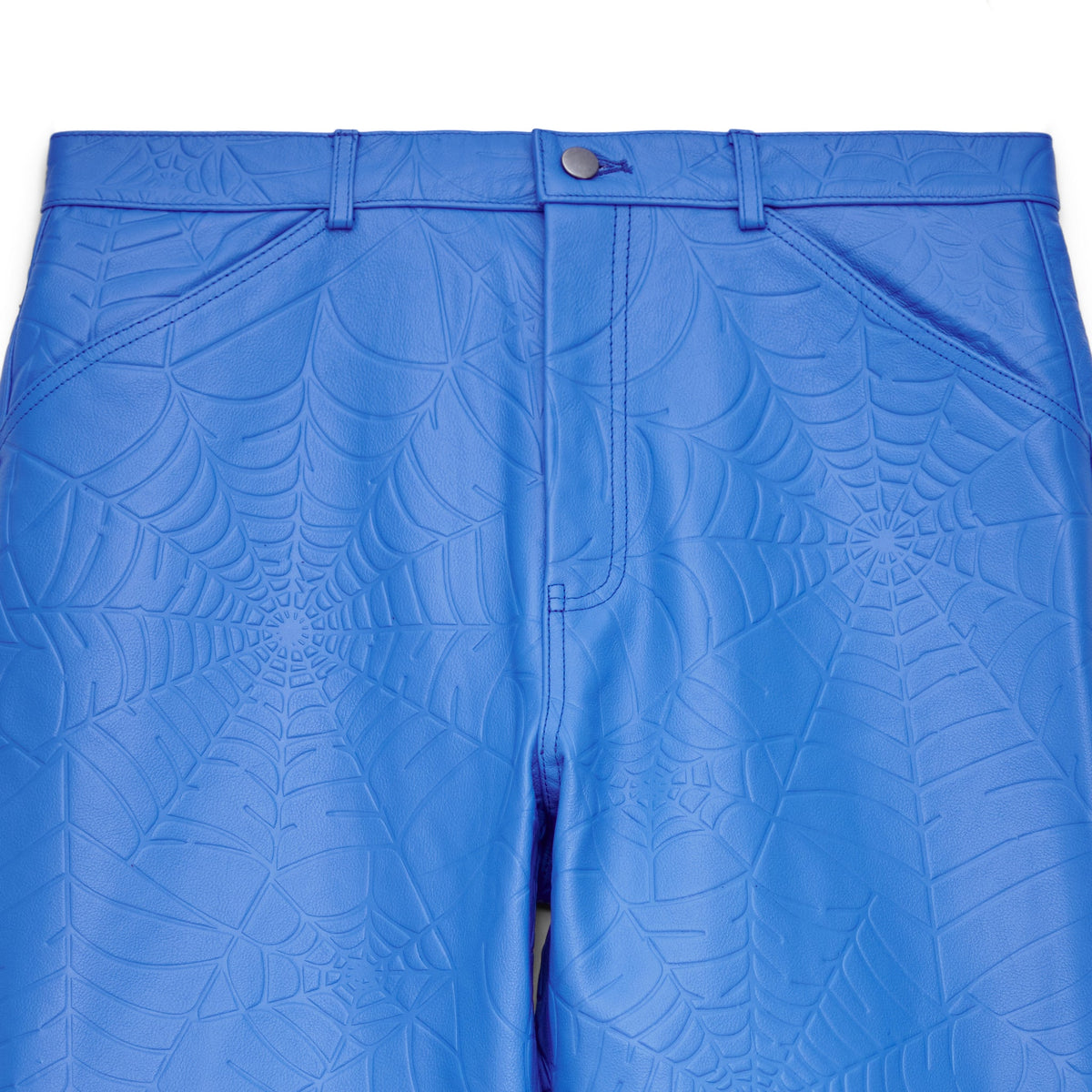 Sp5der Debossed WEB Leather PANT