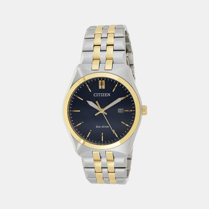 Citizen Corso Men Quartz Blue Dial Analog Stainless Steel Bm7334-66L