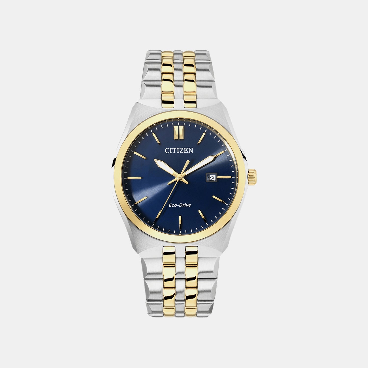 Citizen Corso Men Quartz Blue Dial Analog Stainless Steel Bm7334-66L