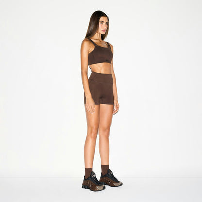 Skims Nikeskims Matte 5" Biker Short Dark Sepia