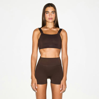 Skims Nikeskims Matte 5" Biker Short Dark Sepia