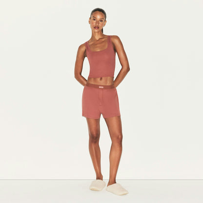 COTTON RIB LOOSE BOXER