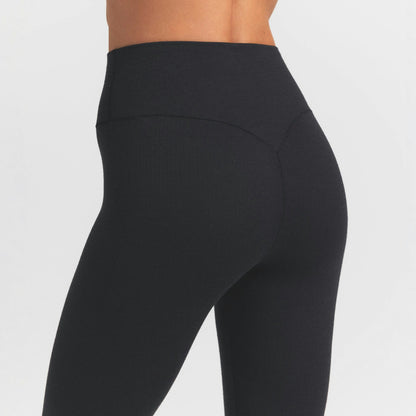 Skims Wool Rib High-Waisted Legging Obsidian