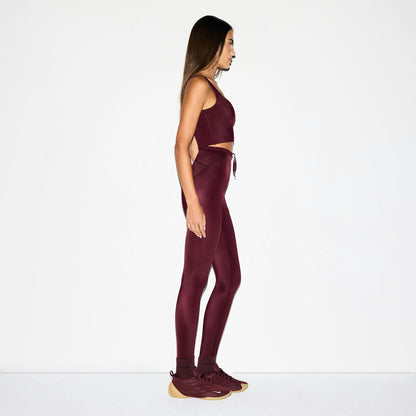 Skims Nikeskims Shine Drawcord 26" Legging Currant