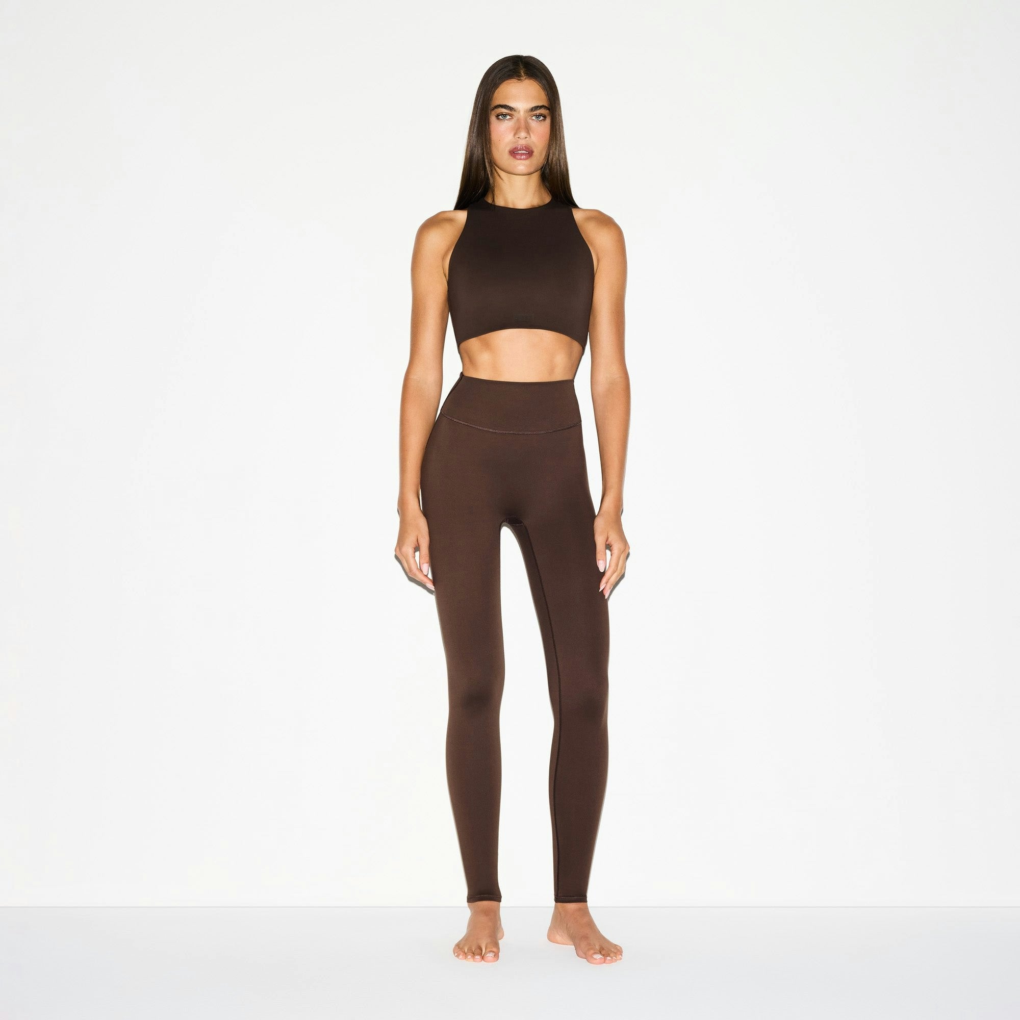 Skims Nikeskims Matte 26" Legging Dark Sepia