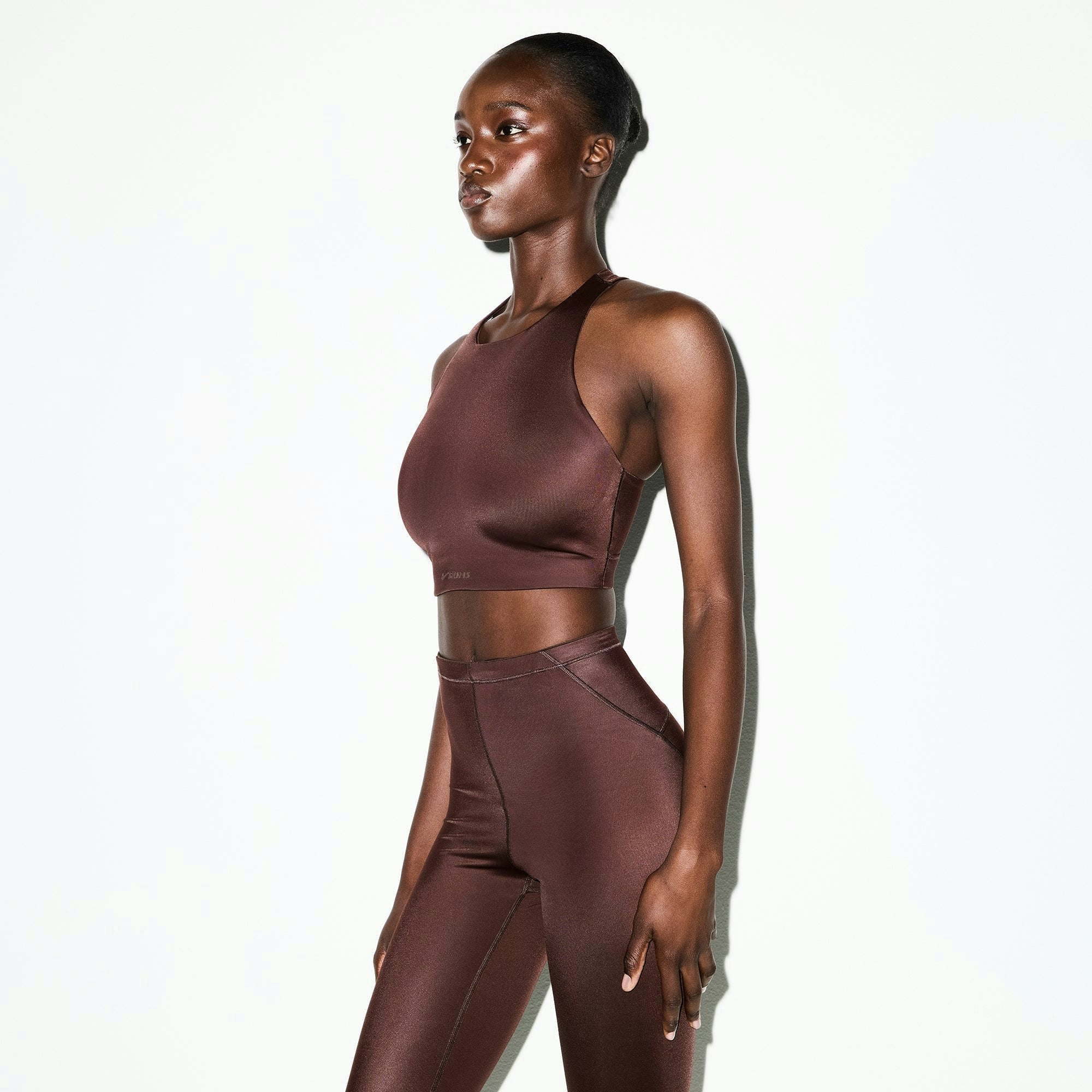 Skims Nikeskims Shine Drawcord Crop 17" Legging Phoenix