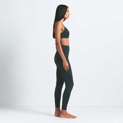 Skims Nikeskims Shine Bonded Waist 26" Legging Dark Teal