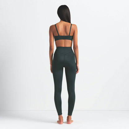 Skims Nikeskims Shine Bonded Waist 26" Legging Dark Teal