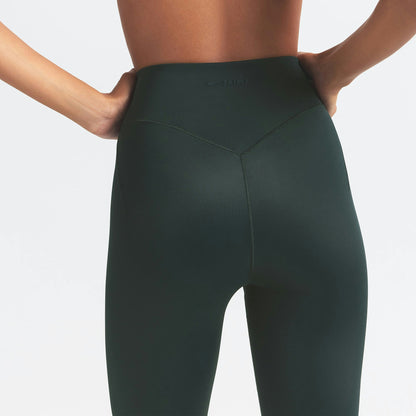 Skims Nikeskims Shine Bonded Waist 26" Legging Dark Teal