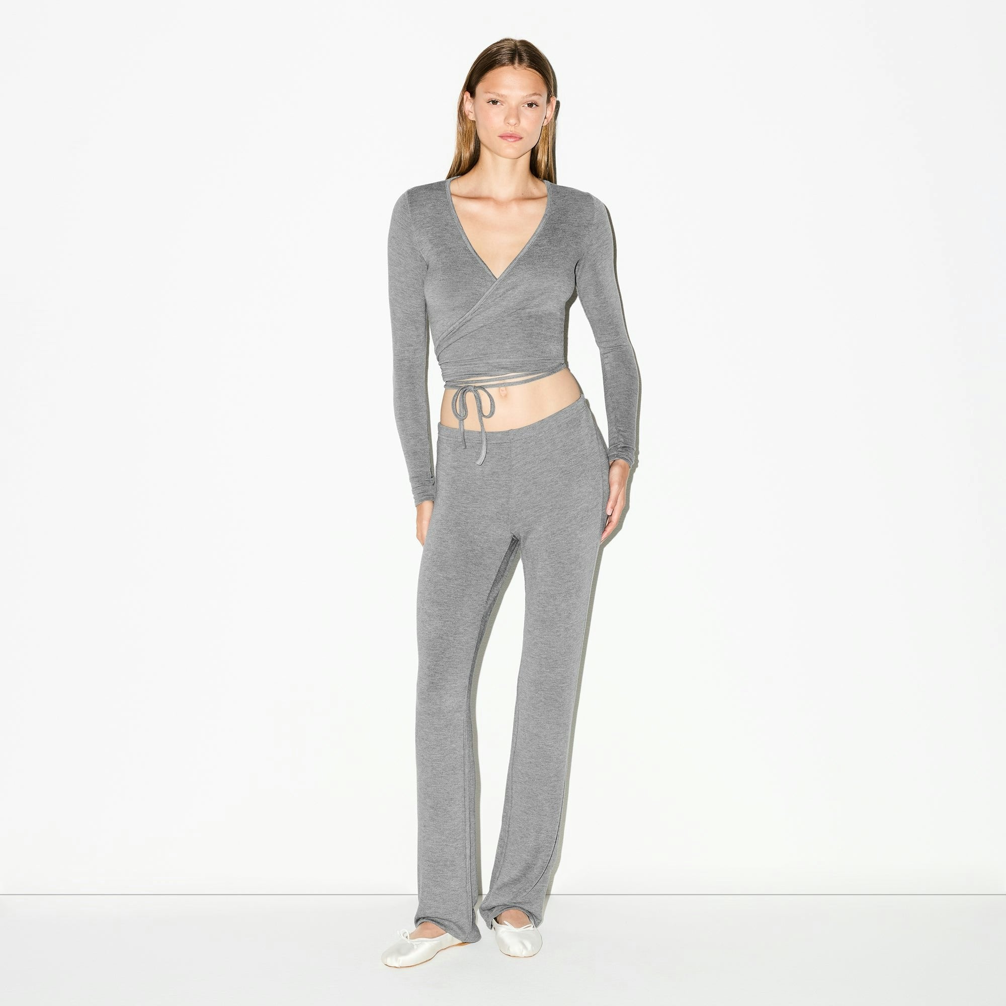 Skims Lightweight Modal Pant Dark Heather Grey