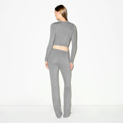 Skims Lightweight Modal Pant Dark Heather Grey