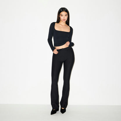 Skims Skims Body High-Waisted Flare Pant Onyx