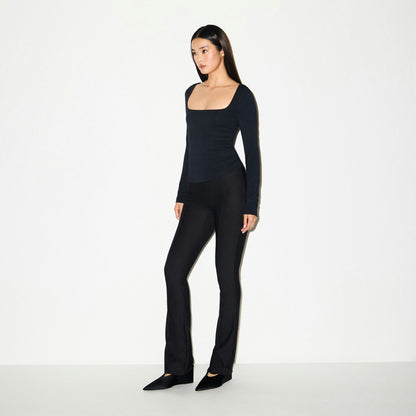 Skims Skims Body High-Waisted Flare Pant Onyx
