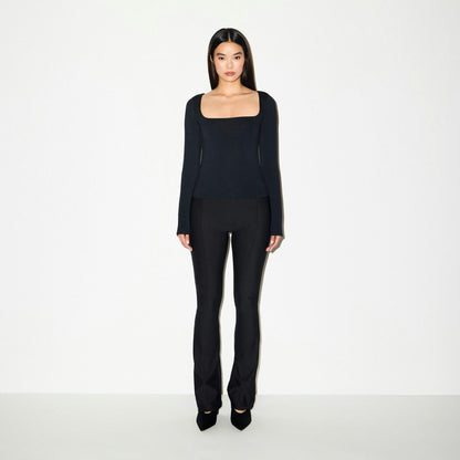 Skims Skims Body High-Waisted Flare Pant Onyx