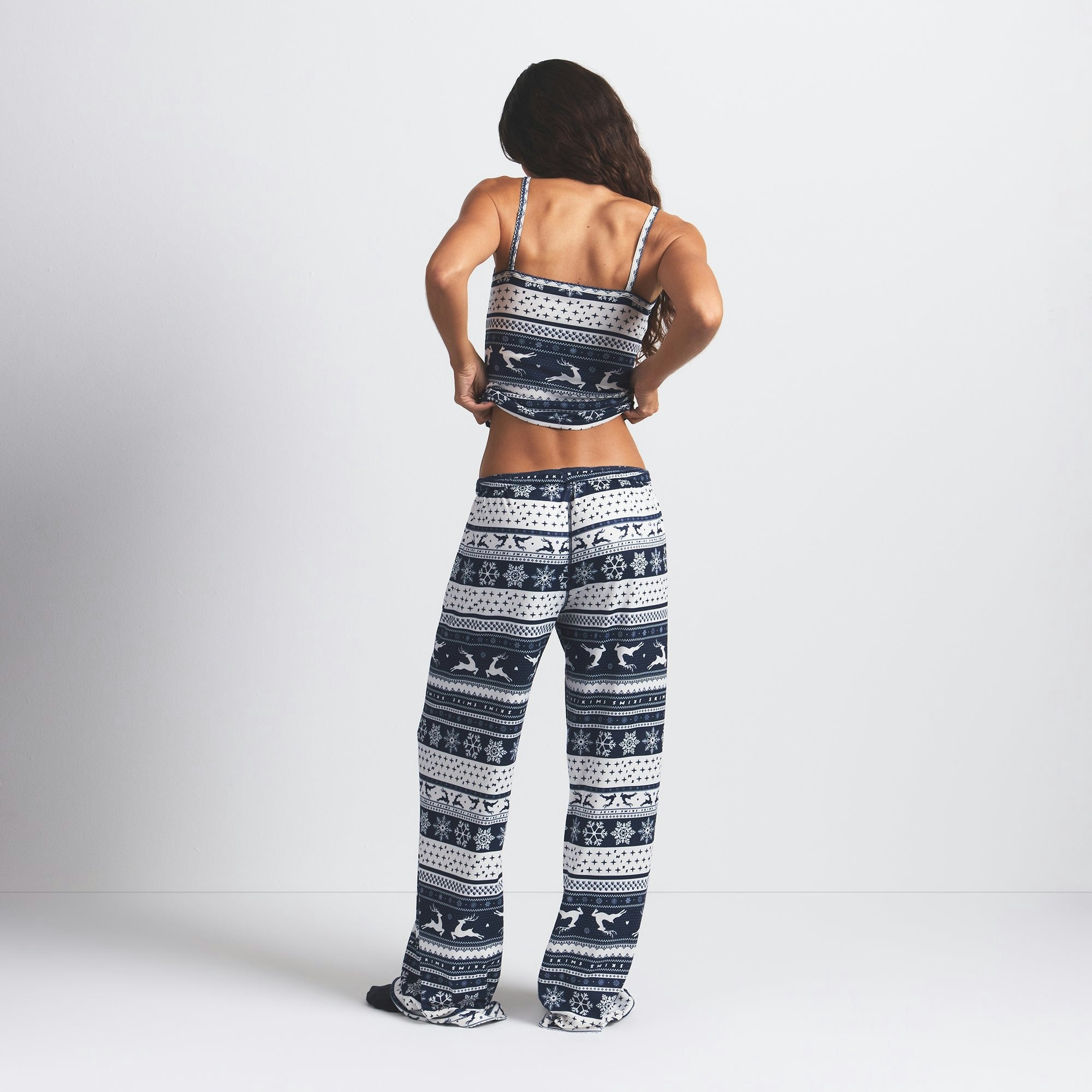 Skims Logo Plush Pointelle Pant Not_Found