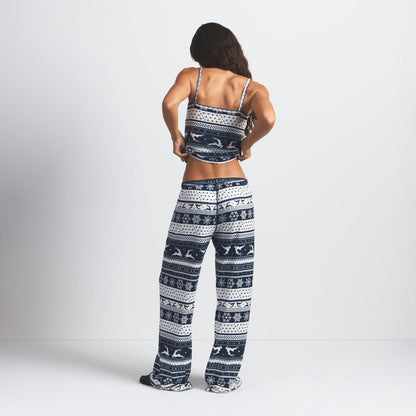 Skims Logo Plush Pointelle Pant Not_Found