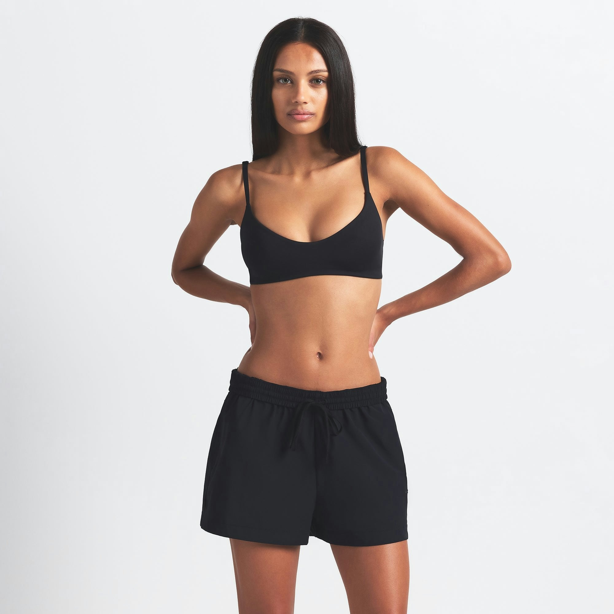 Skims Nikeskims Woven Nylon 5" Track Short Obsidian