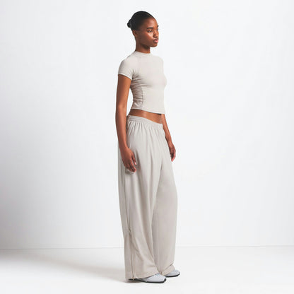 Skims Nikeskims Woven Nylon Oversized Track Pant Stone