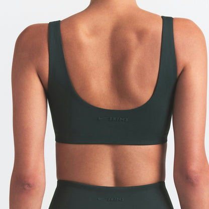 Skims Nikeskims Matte Scoop Neck Bra Dark Teal