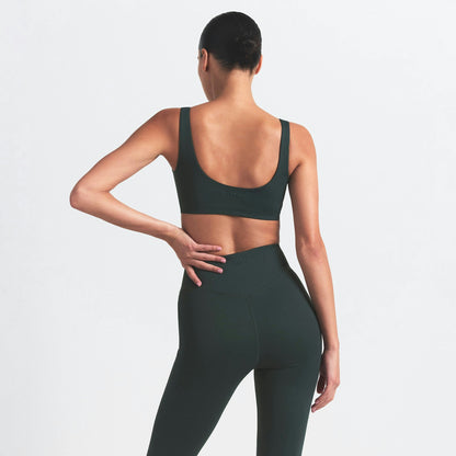 Skims Nikeskims Matte Scoop Neck Bra Dark Teal