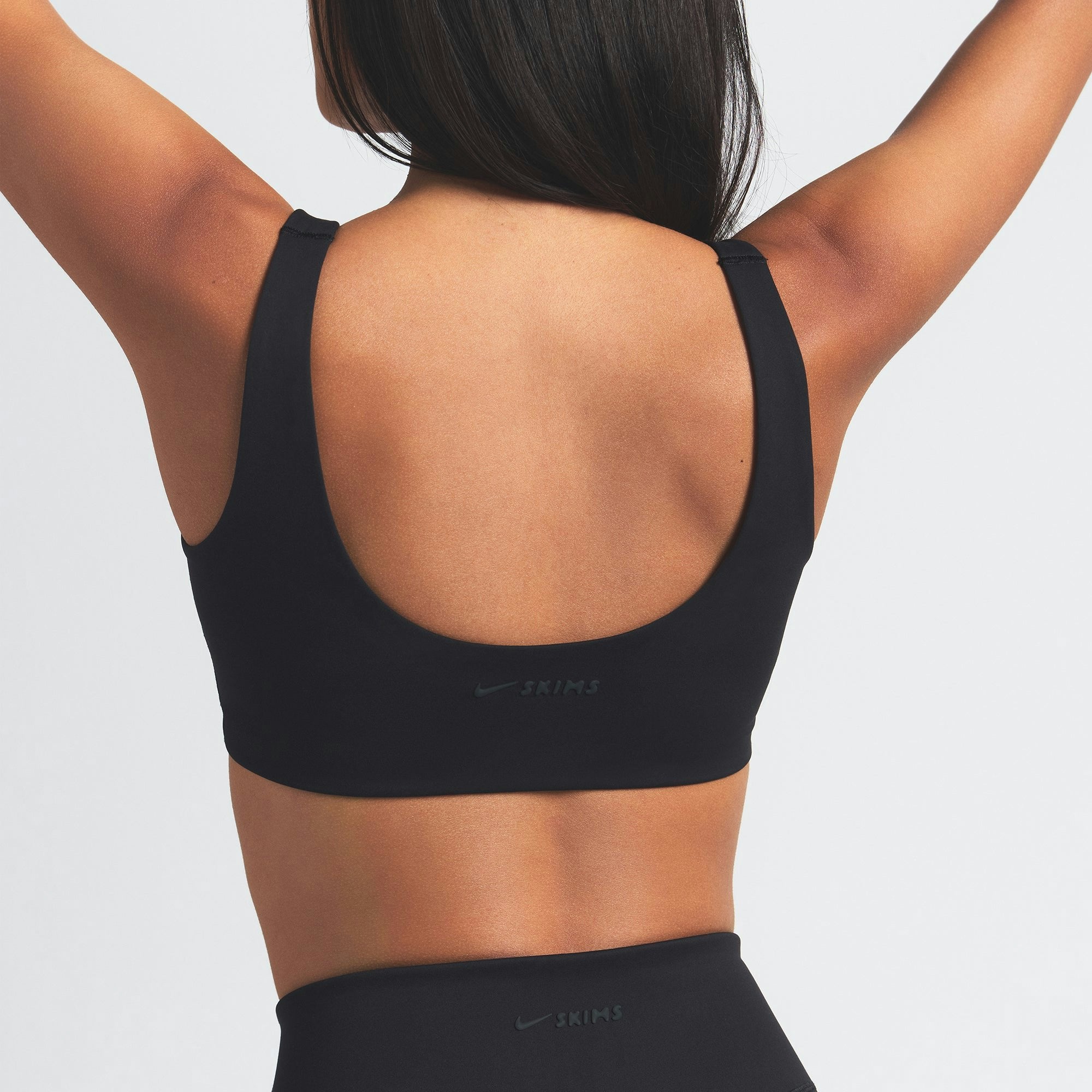 Skims Nikeskims Matte Scoop Neck Bra Obsidian
