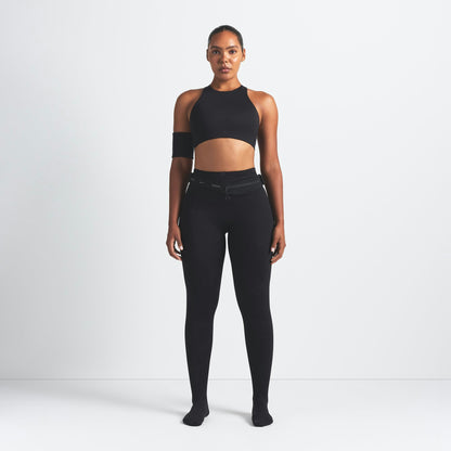 Skims Nikeskims Matte High Neck Bra Obsidian