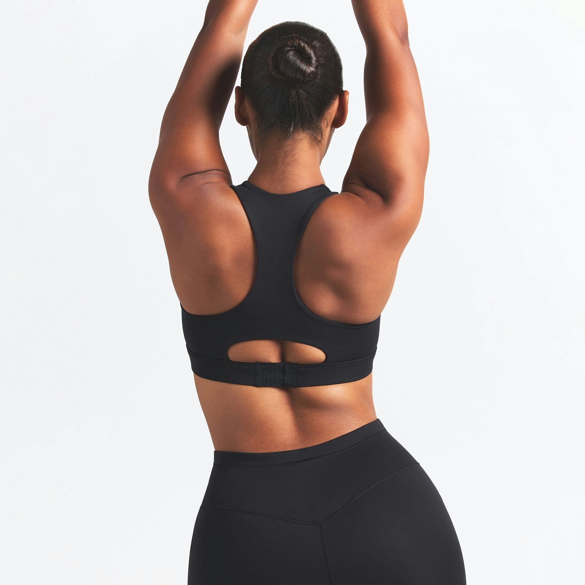 Skims Nikeskims Matte High Neck Bra Obsidian